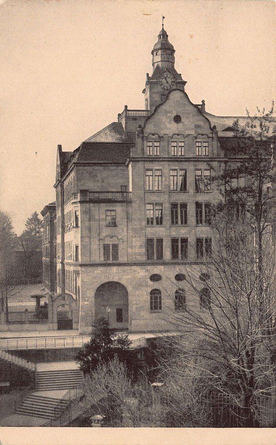 Ansichtskarten: Basel, Schulhaus Kohlenberg, Töchterschule Basel, dat. 1913 – Gebraucht aus Frauenfeld von POML