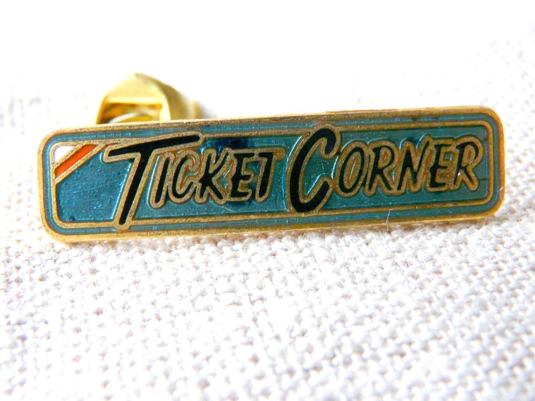 Placchette & Badge: • Ticket Corner billet   Versand möglich     pin E1.43 – Usato da Pully venduto da websurfer1 1