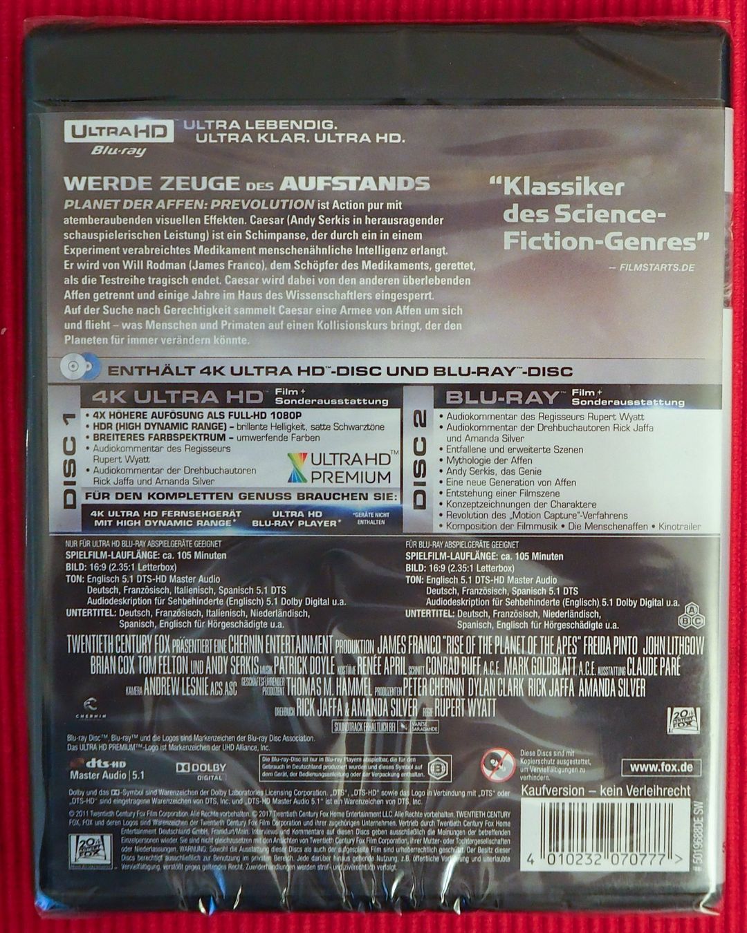 Tutti i DVDs: Planet der Affen - Trilogie / neu und originalverpackt – Nuovo e nell'imballaggio originale da Chur venduto da big_5zx8 2