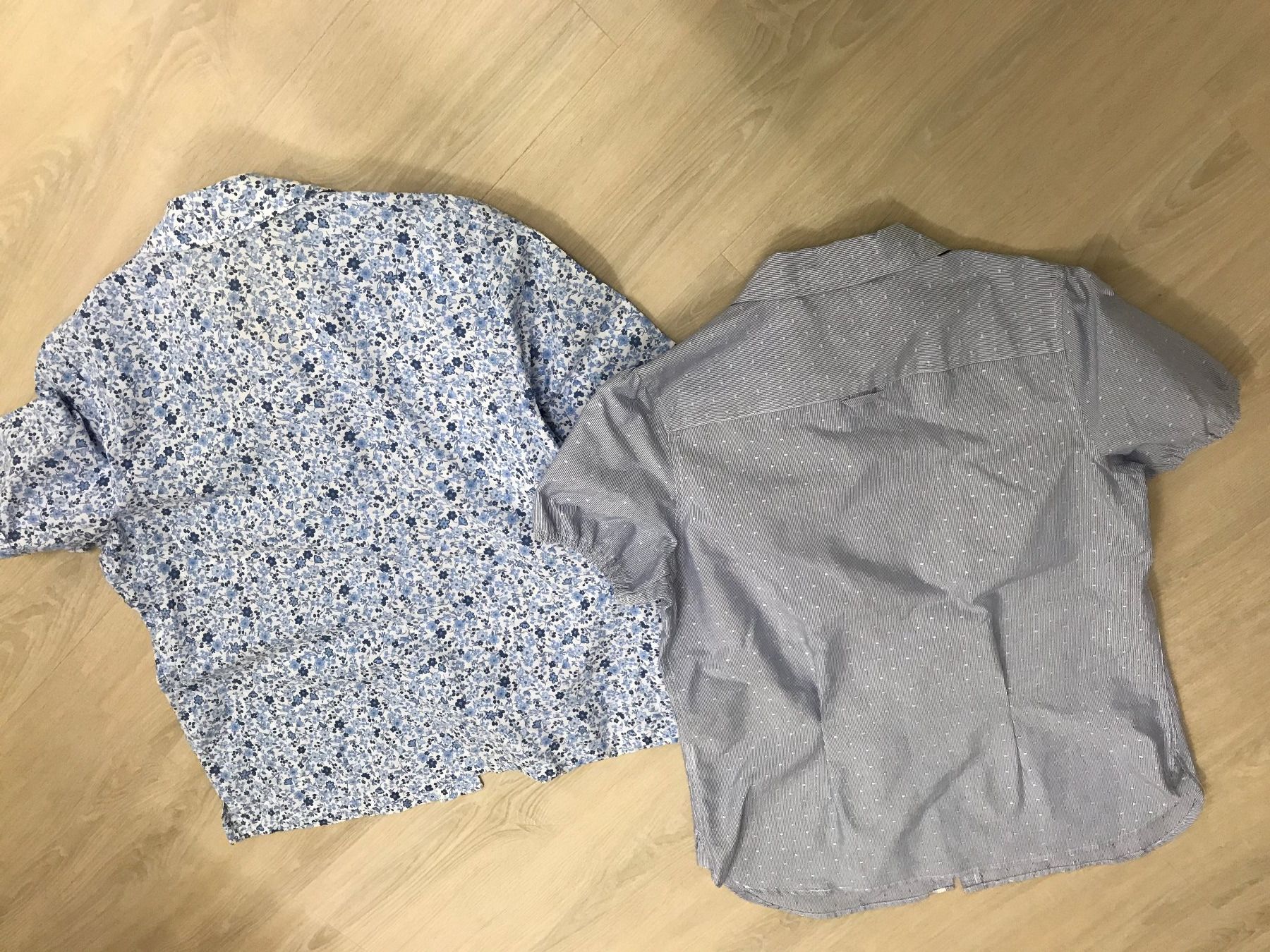 Camicette: Blusen/2 Stk/Baumwolle, ,blau G. 40 – Usato da Dübendorf venduto da nerino03 1