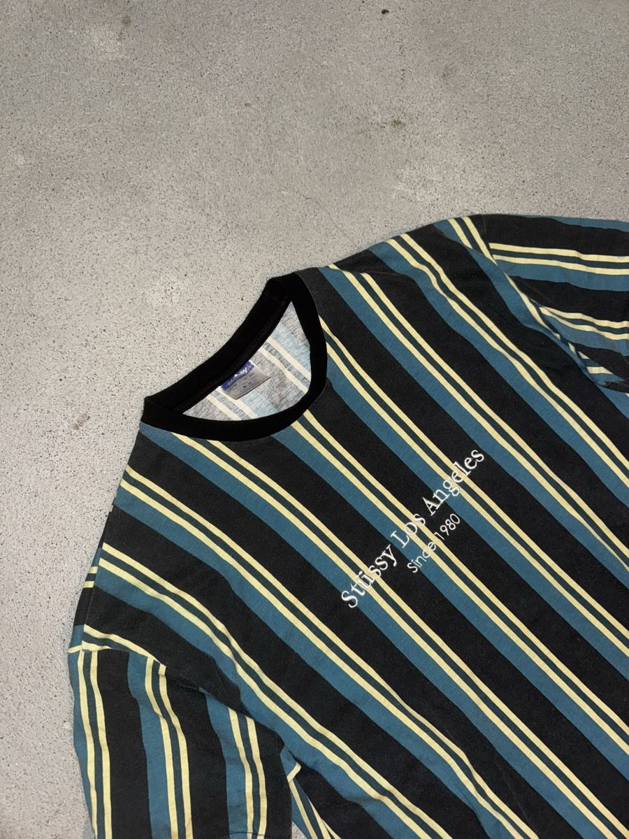 Stüssy T-shirts: vintage stussy striped tee multicolour – D'occasion à Oberhofen Thun'see par 61archive 3