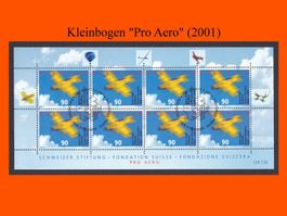 Flugpost-Kleinbogen "Pro Aero" (2001)