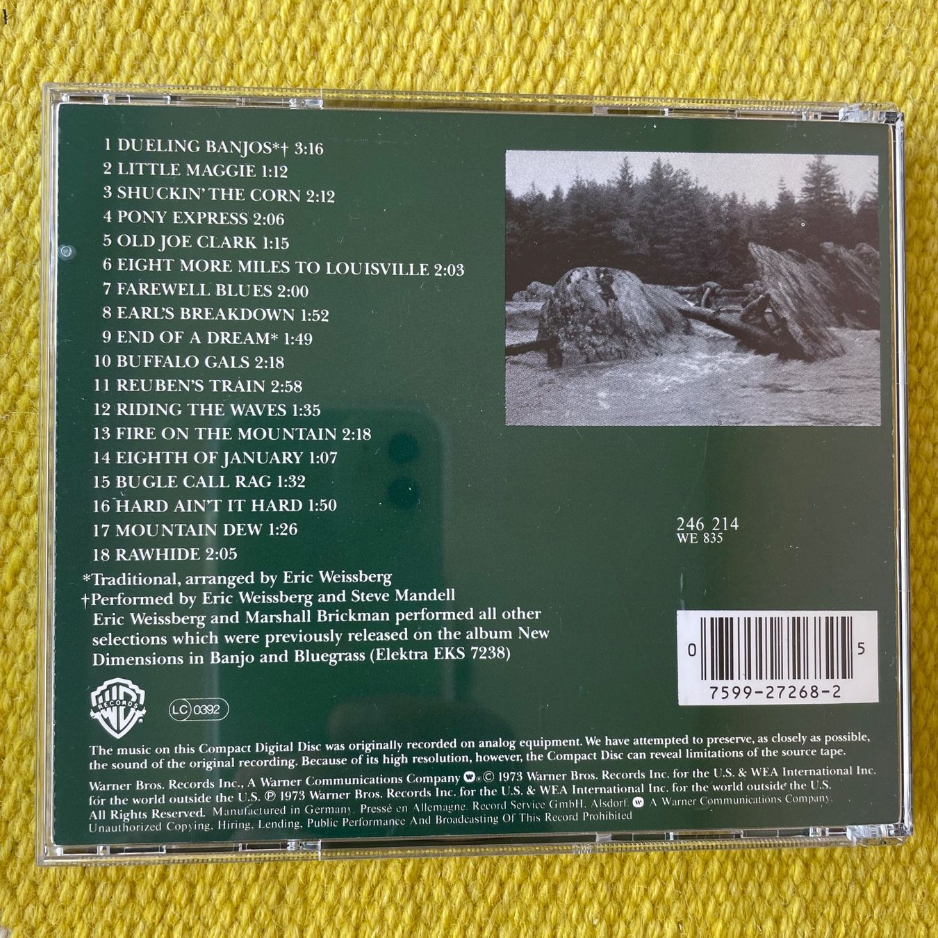 CD: DUELING BANJOS-SOUNDTRACK DELIVERANCE – Usato da Rorschacherberg venduto da CD-Roli 1