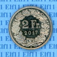 CHF___2.00 2017 -unz 2 Franken