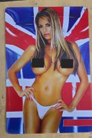 Britische Erotik Blechschild - Sammlerstück - Rarität!