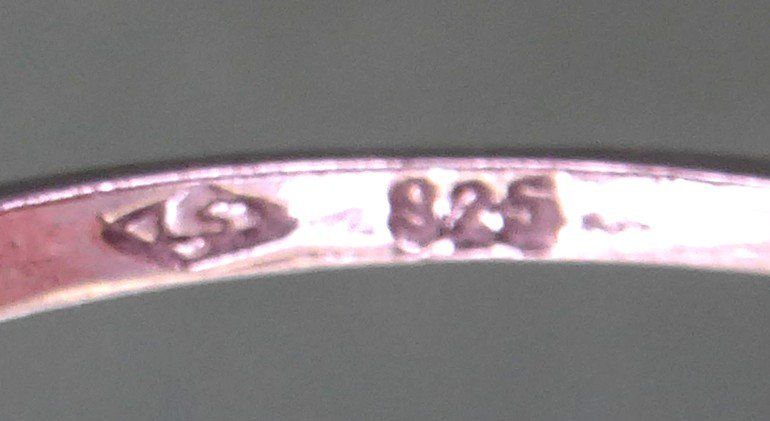 Anelli: Ring 925 Silber mit synthetischem Stein – Usato da Muri AG venduto da silvermouse007 5