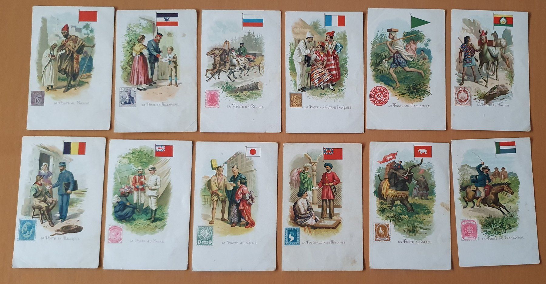 Cartoline postali: 76 Karten - Briefmarkensprache aus der ganzen Welt – Usato da Kreuzlingen venduto da Rschweiz1 1