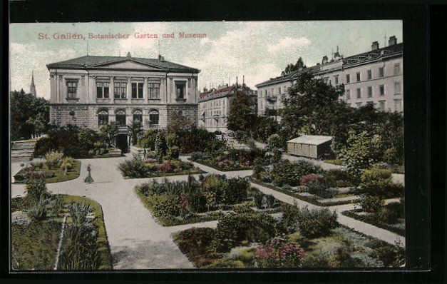 Ansichtskarten: St. Gallen, Botanischer Garten und Museu – Gebraucht aus Berlin von bartko-reher