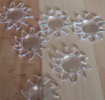 Glasi Hergiswil 6 Dekorative Sünneli 