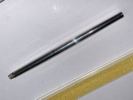 exklusiver Kugelschreiber Rollerball Stift silberfarben