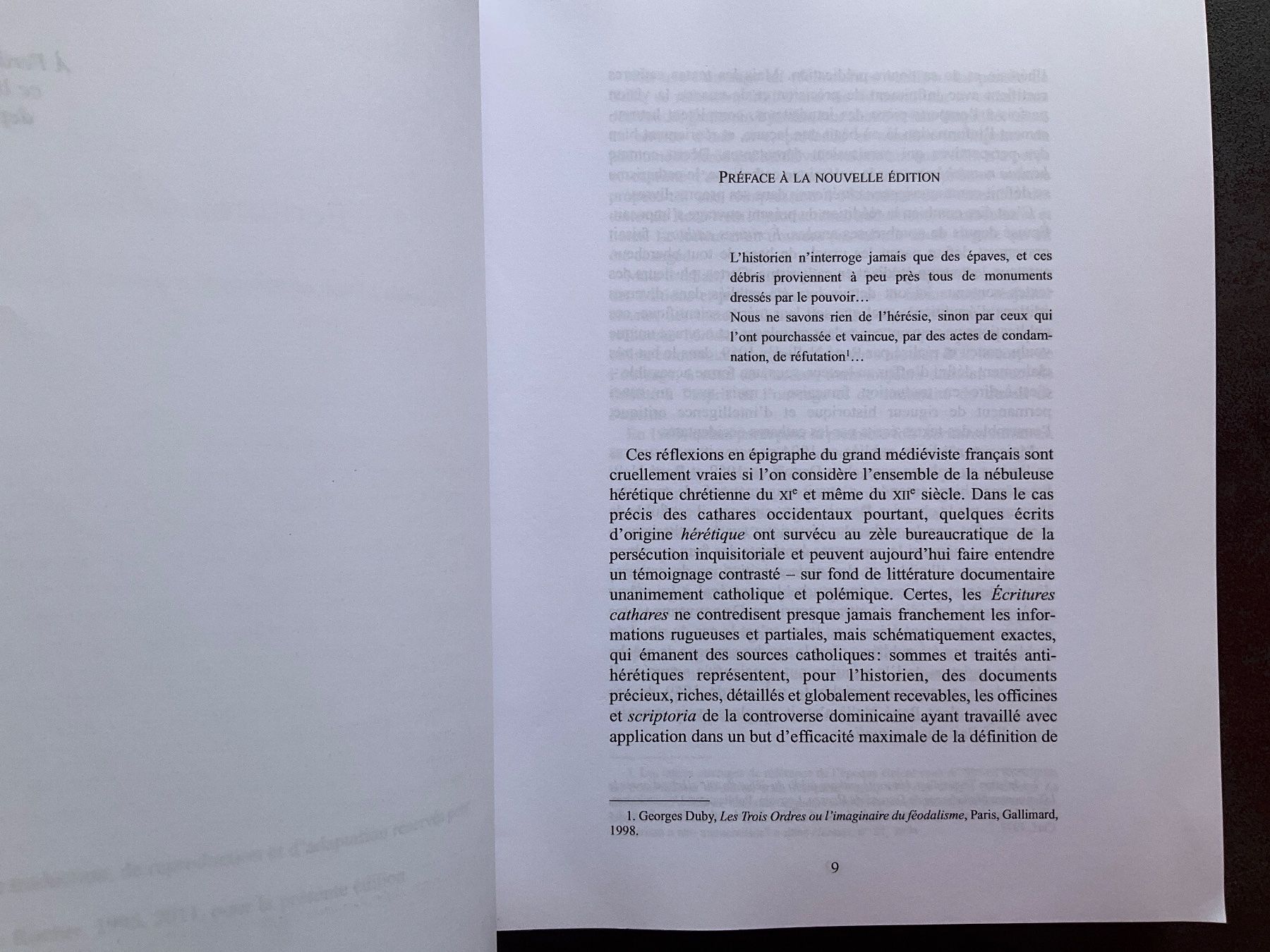 Bücher: Écritures cathares René Nelli édition 2011 – Gebraucht aus Avenches von Lactobacille 3