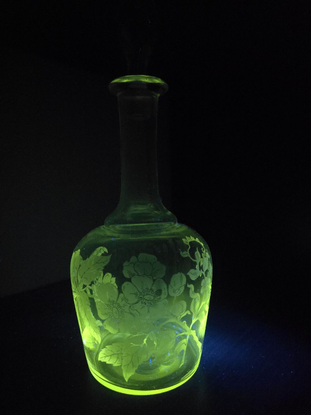 Caraffe: antike Glaskaraffe mit Stopfen *Uranglas* – Usato da Flamatt venduto da Tyrael01 8
