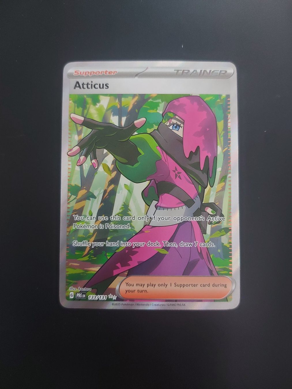 Pokémon Carte collezionabili: Atticus #133 Prismatic Evolutions EN (PRE) – Usato da Biasca venduto da Sara_Poke123