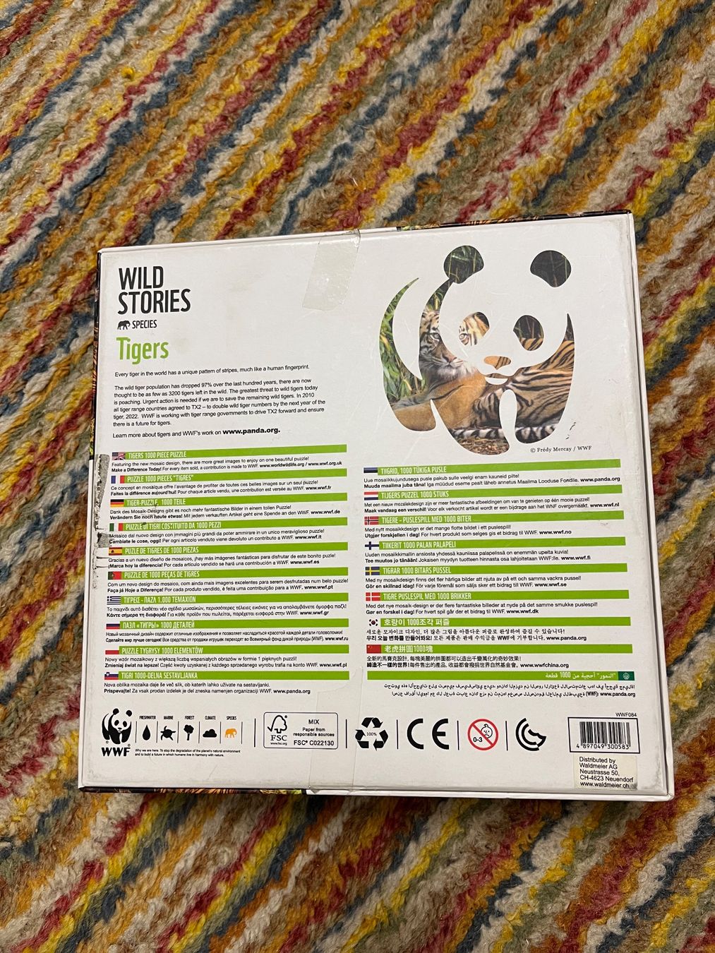 Puzzle: Puzzle WWF Tiger – Usato da Eschenbach SG venduto da Joey-Li 1