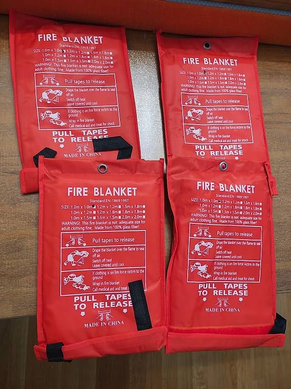 Coperte: 4x Fire Blanket – Nuovo e nell'imballaggio originale da Liestal venduto da chaos666