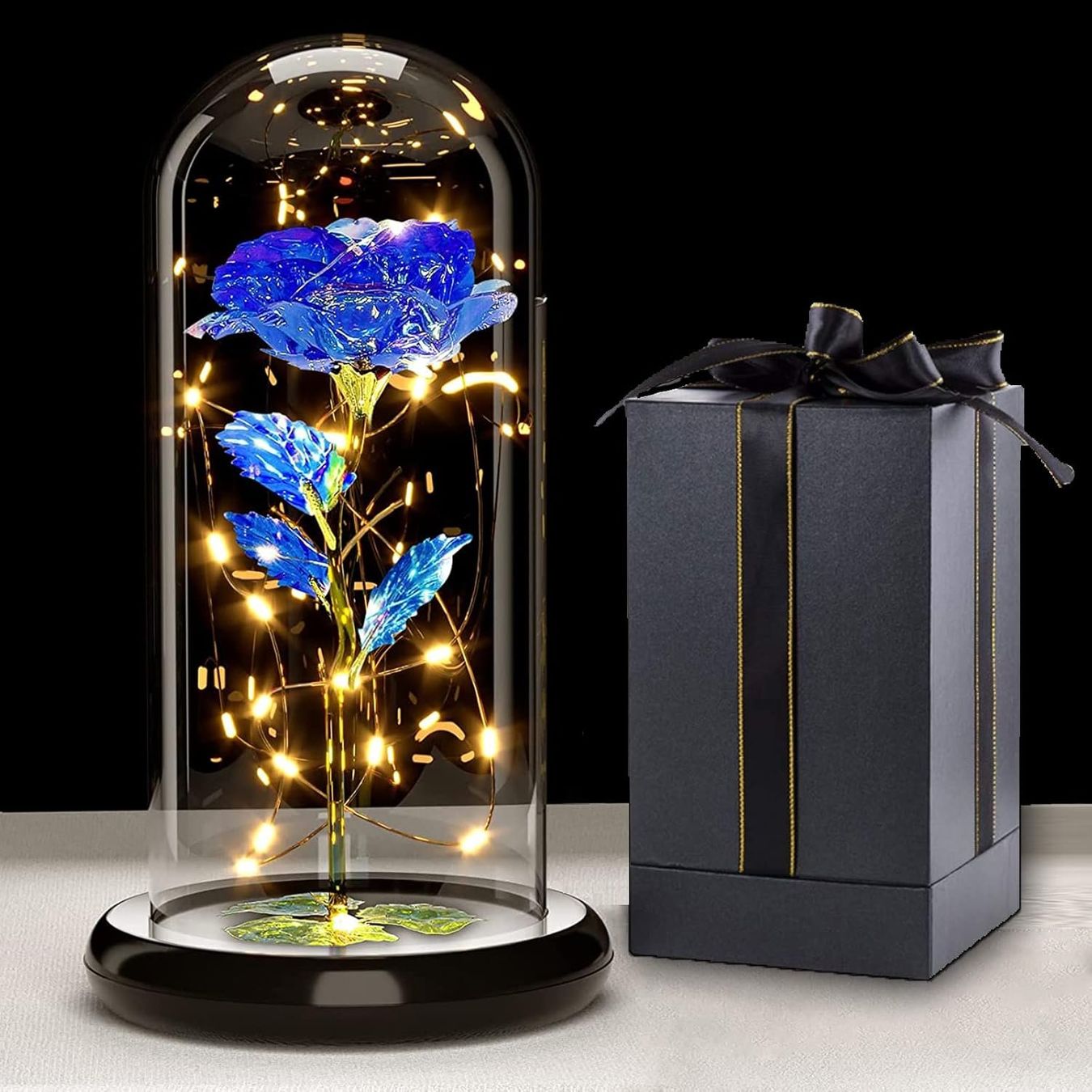 Ghirlande e barre luminose: Infinity Rose in Glaskuppel – Nuovo e nell'imballaggio originale da Nuglar venduto da SaleRitter 1