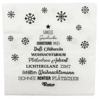Papier Servietten mit Aufdruck 20er Set ca.