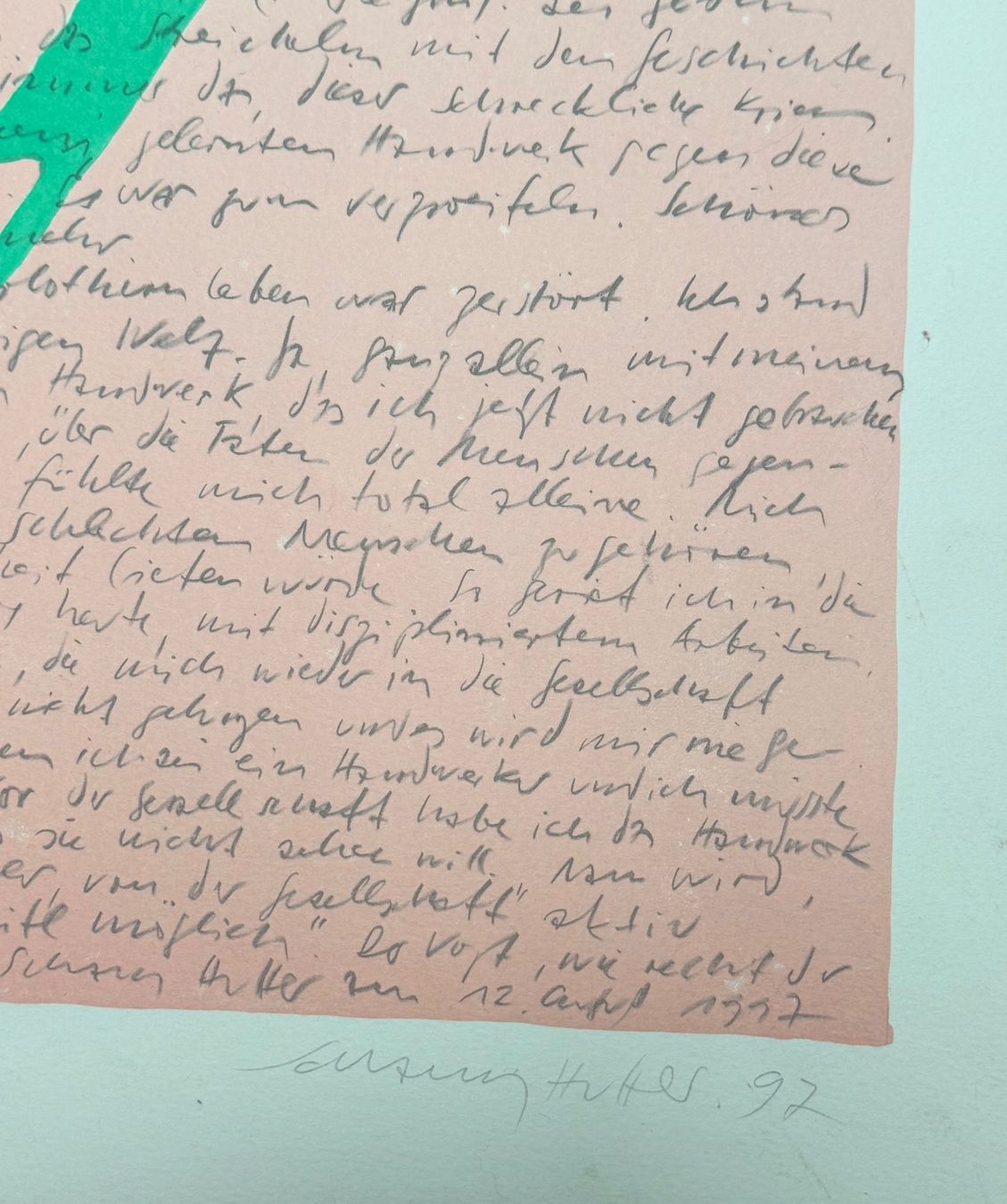 Arts picturaux & lithographies: Schang Hutter - Lithographie – D'occasion à Solothurn par NUVICO 1