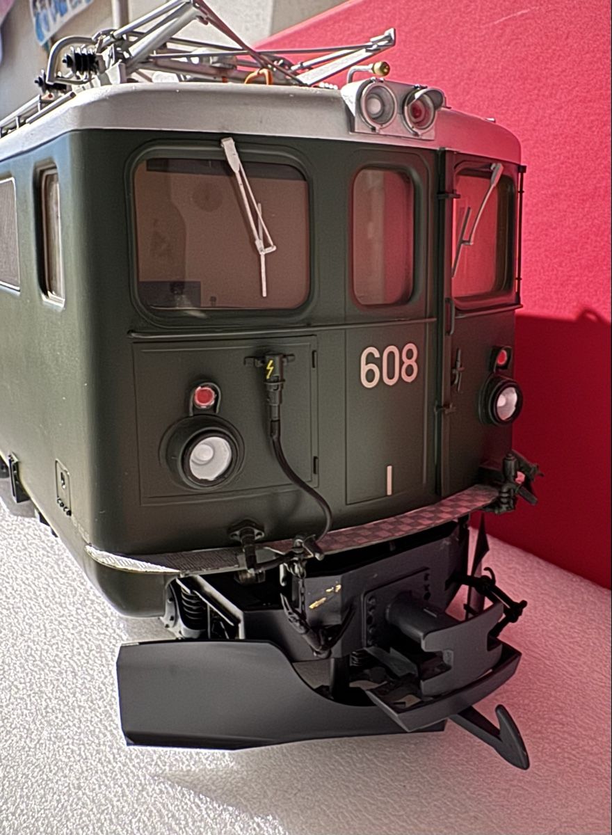 Modelleisenbahnen: RhB Messinglok Ge 4/4 I 608 Semaphore Topline – Gebraucht aus Esslingen von Ursr1 5