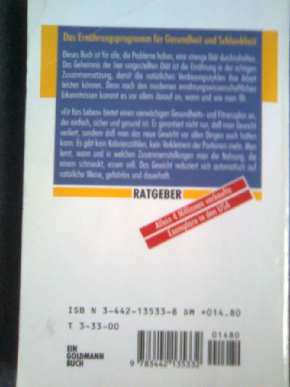 Bücher: Fit fürs Leben: Fit for Life – Gebraucht aus Basel von Alacant 2