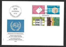 FDC UPU (D X) Serie 10-13 ET 16.9.1976