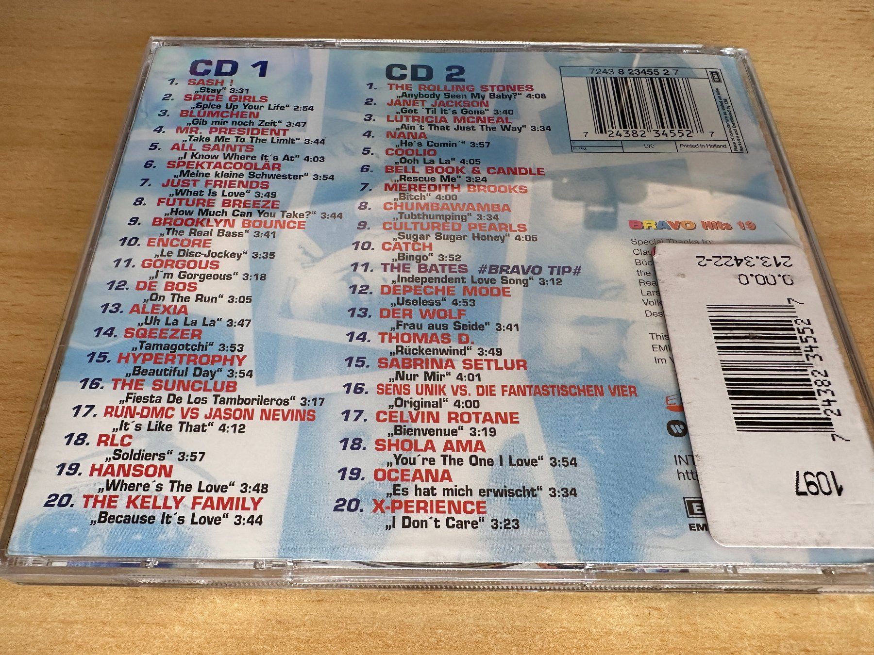 CDs: Various – Bravo Hits 19 - 2 CD – Gebraucht aus Rikon im Tösstal von Alpenmutz 1