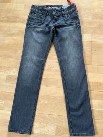 edc by ESPRIT Damen Jeans Hose in Gr. W30/L32, Grau, NEU