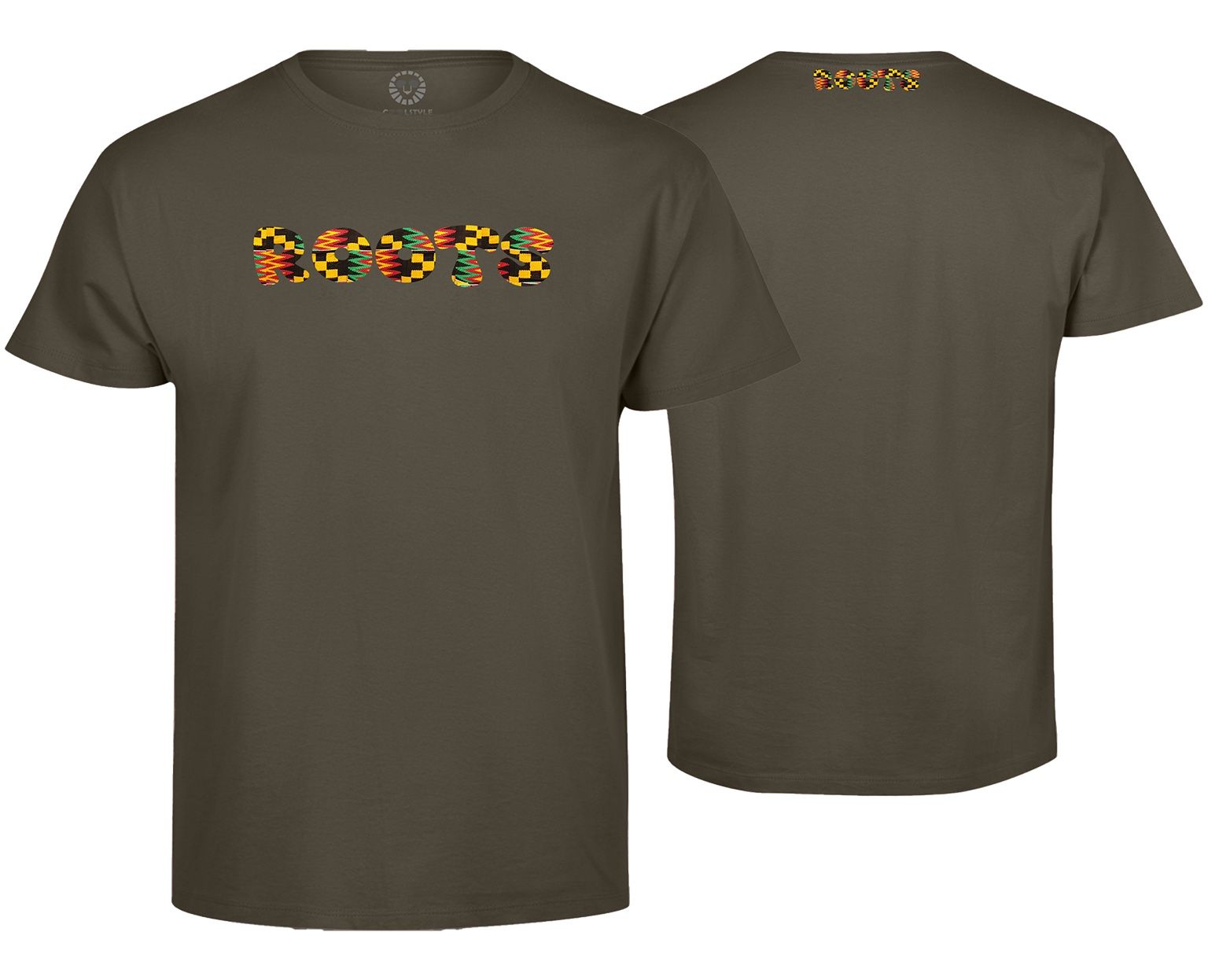 T-shirt: Roots Premium Tshirt mit Kente - Lime Grün – Nuovo e nell'imballaggio originale da Regensdorf venduto da StyleTown 7