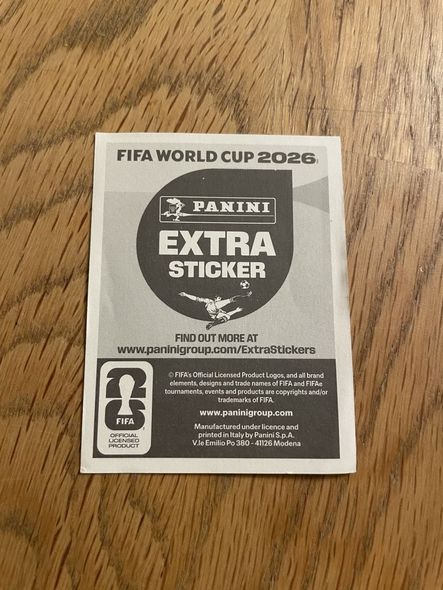 Panini Carte collezionabili: FIFA Panini Extra Sticker 2026 Federico Valverde – Nuovo (secondo la descrizione) da Kloten venduto da guggelhopf 1