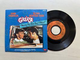 GREASE OLIVIA NEWTON JOHN JOHN TRAVOLTA tolle Single Kult