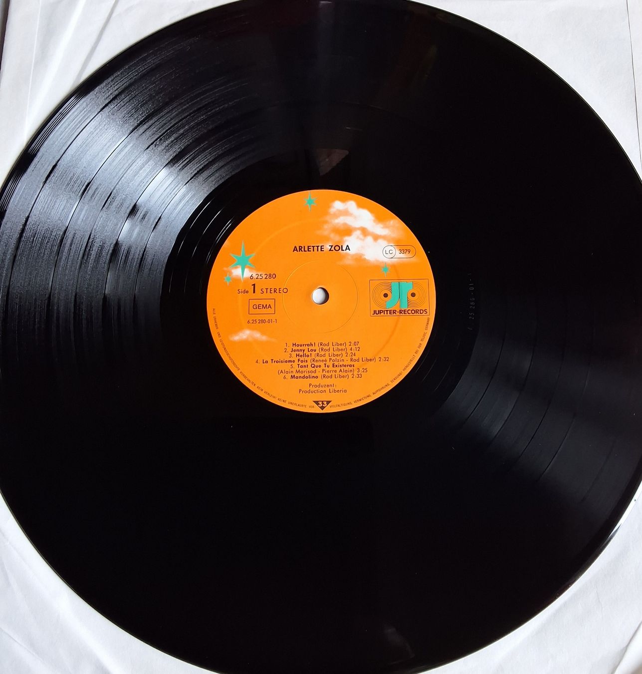 Dischi in vinile: Vinyl LP  - Arlette Zola  - Ger 82 - VG+ – Usato da Villeret venduto da Fil11 2