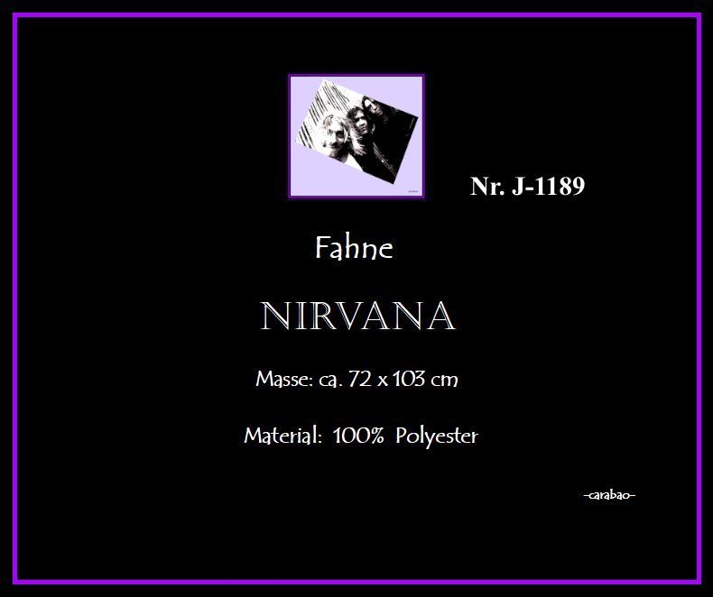 Bandiere: Fahne *Nirvana* - Nr. J-1189 – Nuovo (secondo la descrizione) da Winterthur venduto da --carabao-- 5