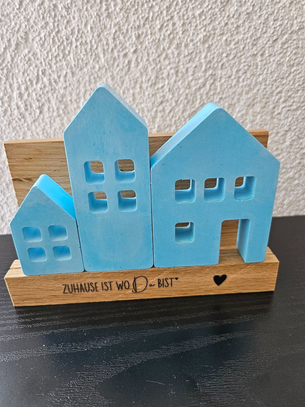Altro in Stoviglie & Bicchieri: Serviettenständer Holz mit Häuser blau, Self Made – Nuovo (secondo la descrizione) da Rafz venduto da Domimir 1