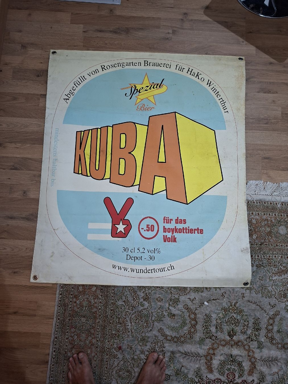 Foto & Immagini: Werbeplakat Bier Küba Spezial Winterthur – Usato da Glattbrugg venduto da cub_w7l8