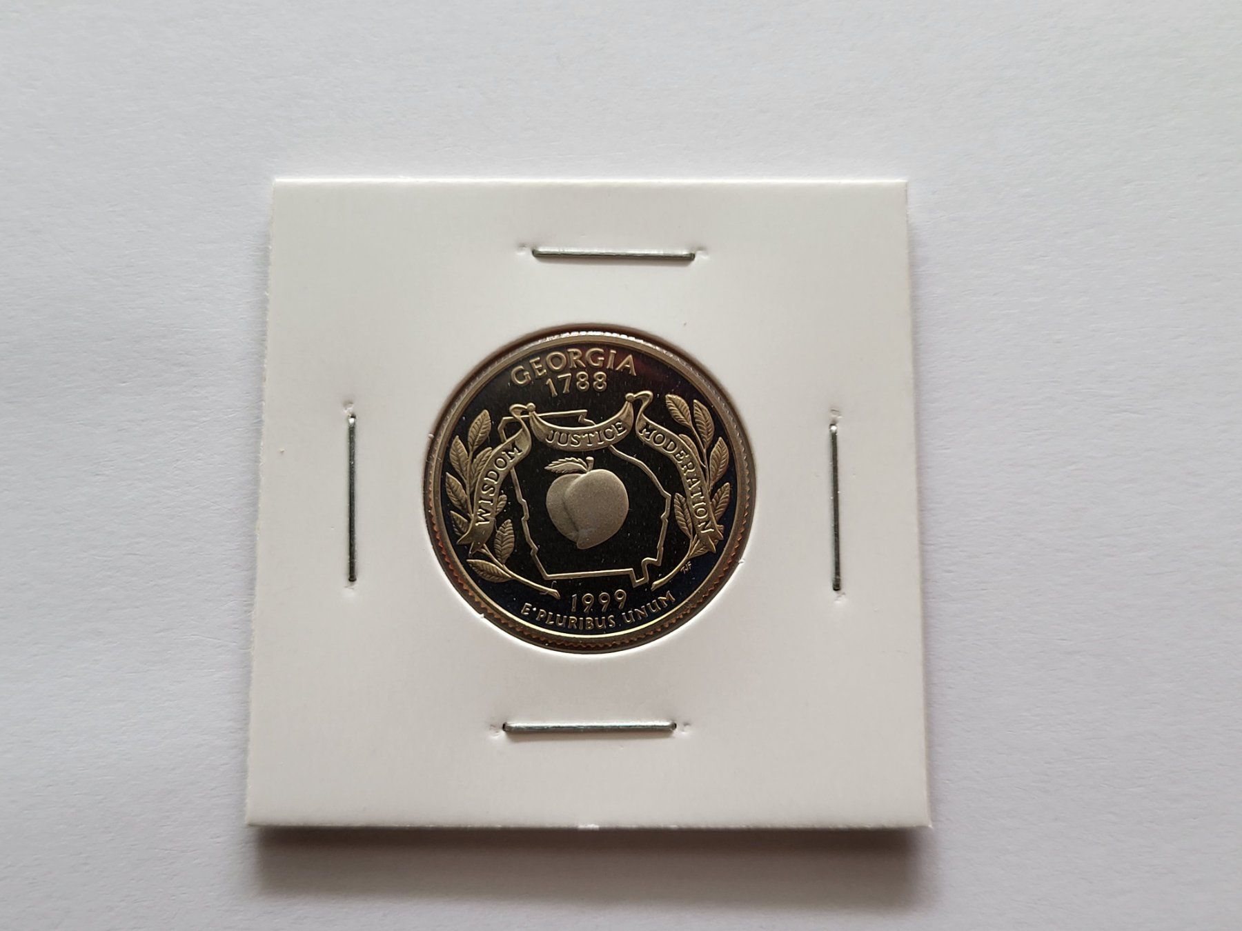 Tutti le monete: Quarter Georgia 1999 S Proof – Nuovo (secondo la descrizione) da Pravidondaz venduto da LVtik