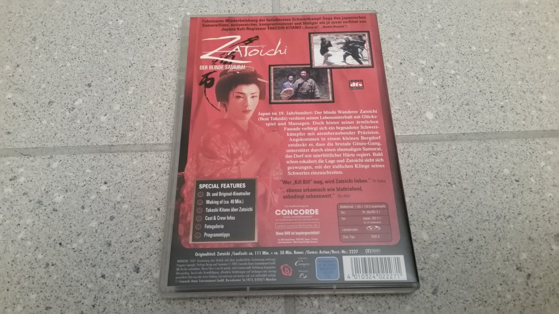 Tutti i DVDs: Zatoichi – Usato da Stäfa venduto da Supertramp73 1