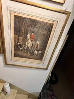 Gravure chasse anglaise ancienne