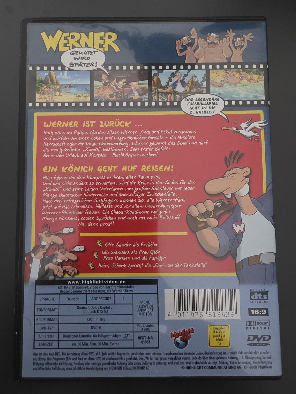Tutti i DVDs: Werner - Gekotzt wird später! DVD - Kult Komödie – Usato da Zürich venduto da P-editon 1