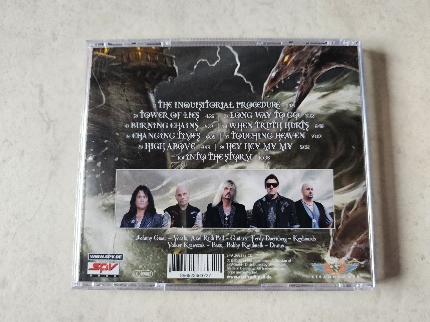 CD: Axel Rudi Pell  -  Into The Storm – Usato da Schneisingen venduto da backstore24 1
