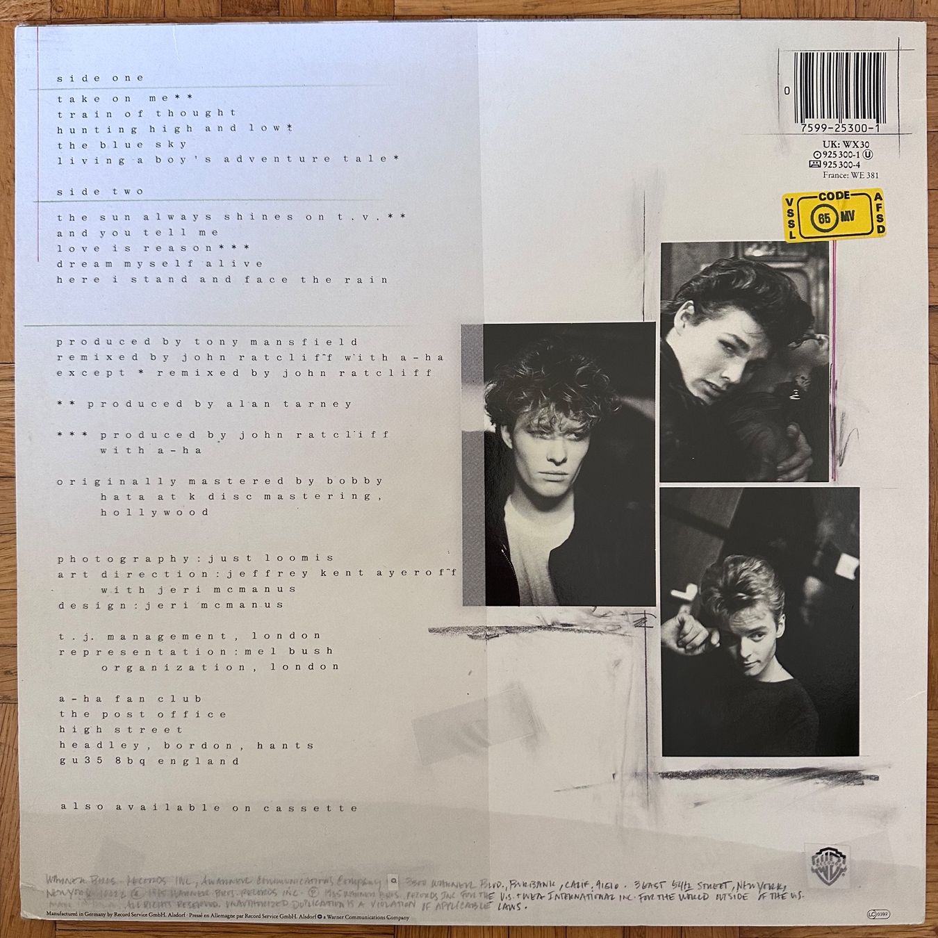 Dischi in vinile: LP - a-ha - Hunting High And Low – Usato da Breganzona venduto da Onairda75 1