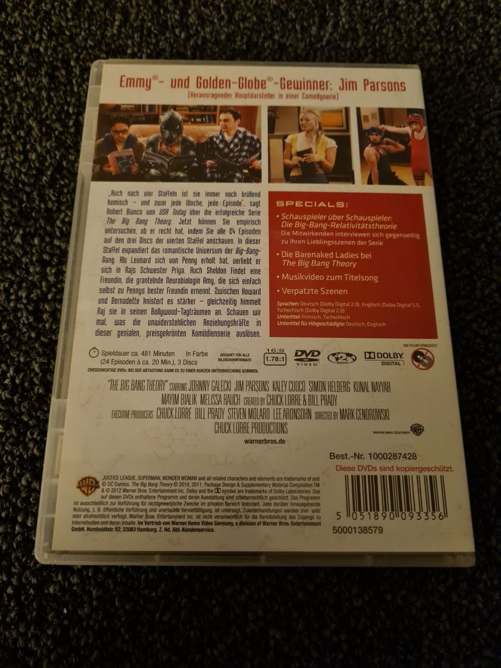Tutti i DVDs: THE BIG BANG THEORY STAFFEL 4 – Usato da Ruswil venduto da jan_bxl5 1