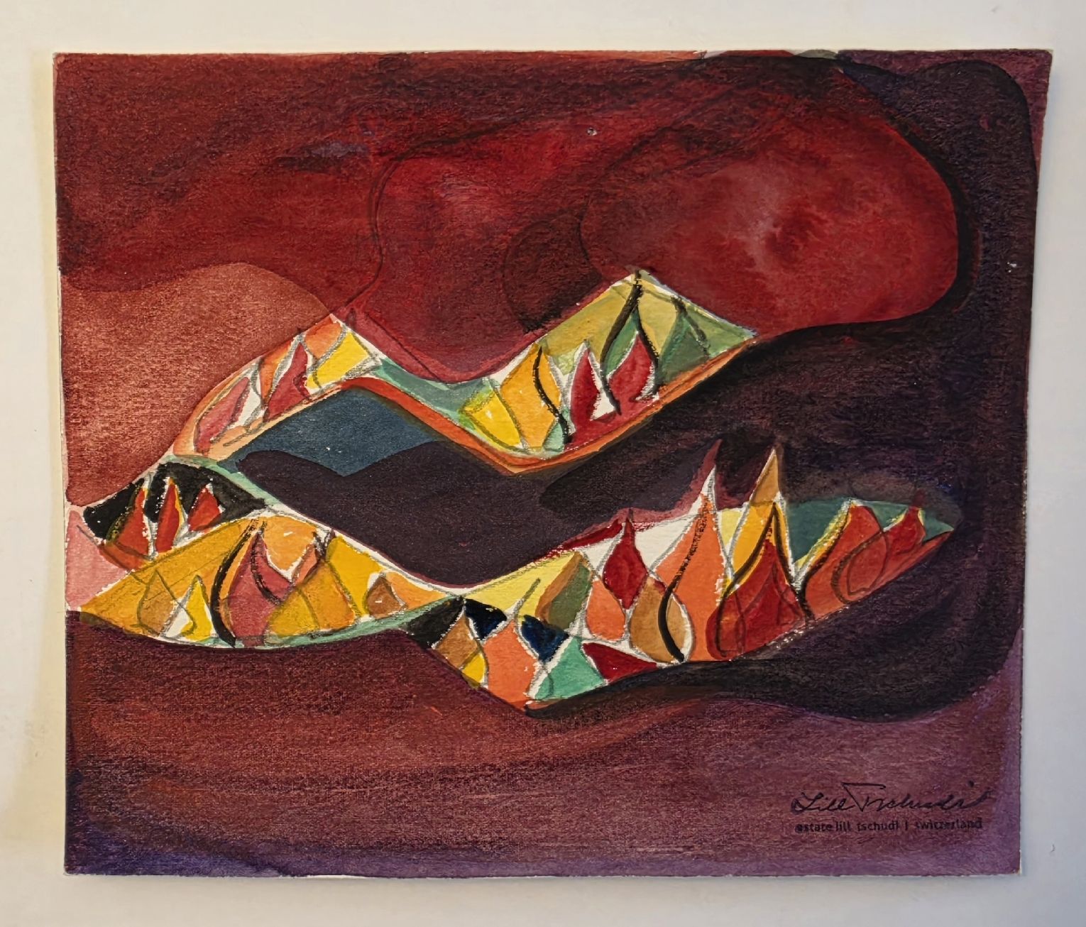 Tableaux: Lill Tschudi Original,  17cmx14cm – D'occasion à Emmenbrücke par Kunstankaufverkauf