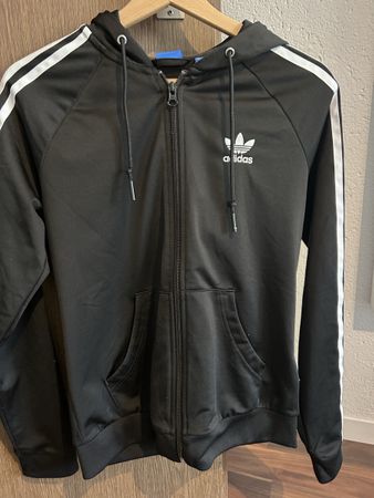 Adidas Jacke, Schwarz, Gr. 38
