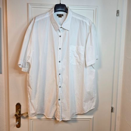 Atlas for Men Hemd 4XL Weiß Baumwolle Neuwertig Sommer