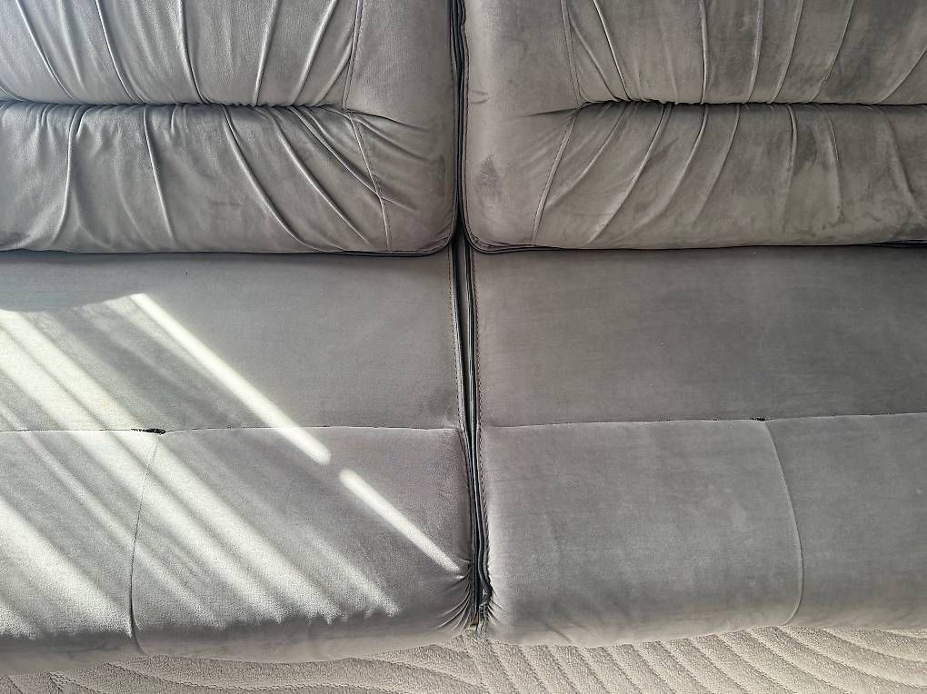 Sofas: 2x Sofa 3-Sitzer grau gebraucht + Schlaffunktion – Gebraucht aus Sulgen von alberaa12 1