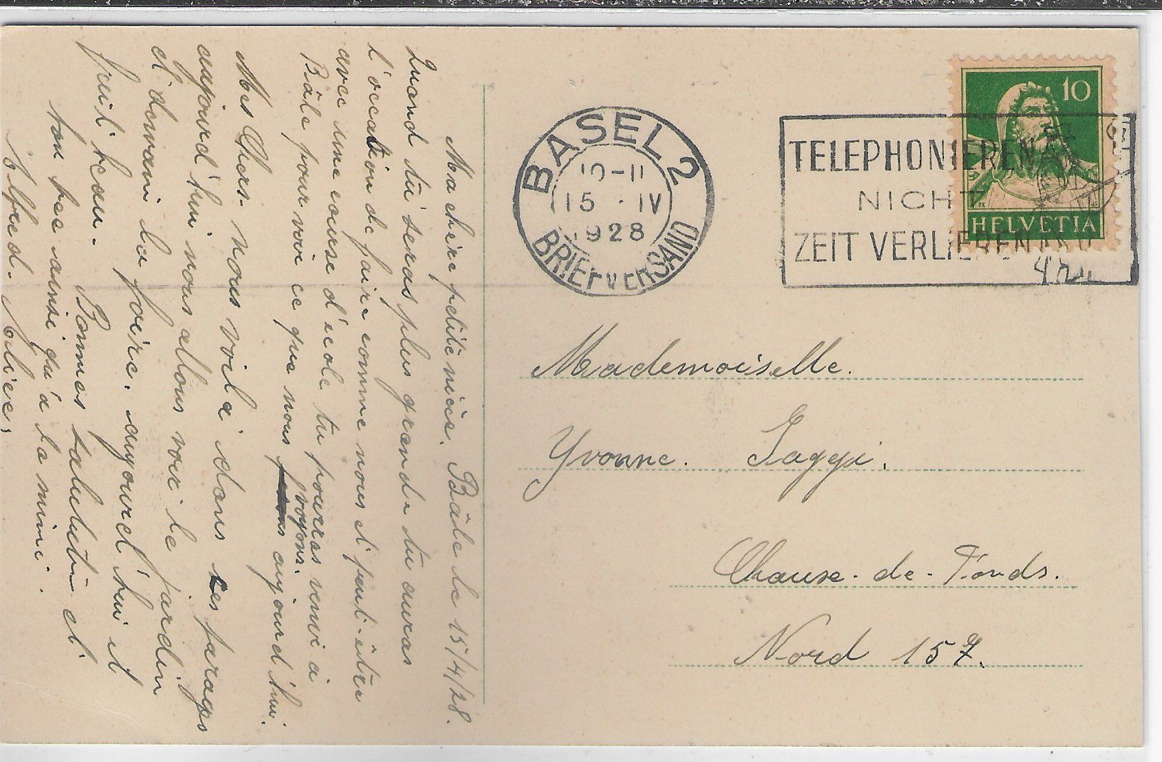 Cartoline postali: Basel - Strassburg- & St. Jacob-Denkmal – Usato da Ettingen venduto da Kartenplanet 1