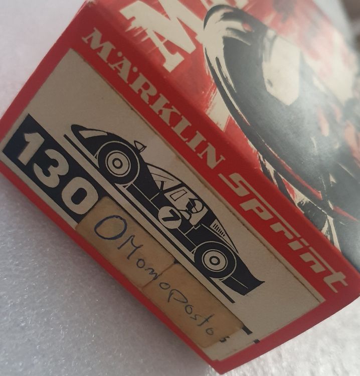 Märklin Sprint Porsche Carrera 6 Slot Car 1:32 Réf 1305 - Allemagne Années 60