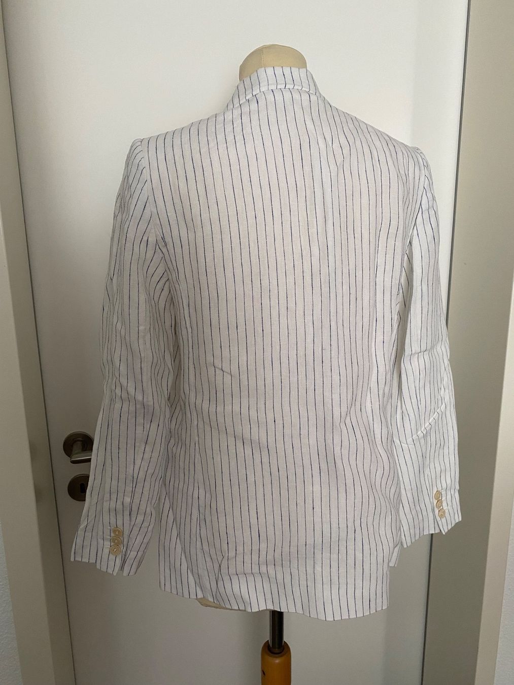 Mango Anzüge & Kostüme: Mango Blazer Leinenmix gestreift Gr. S oversize ungetragen – Neu (gemäss Beschreibung) aus Wolfwil von Piccola87 2