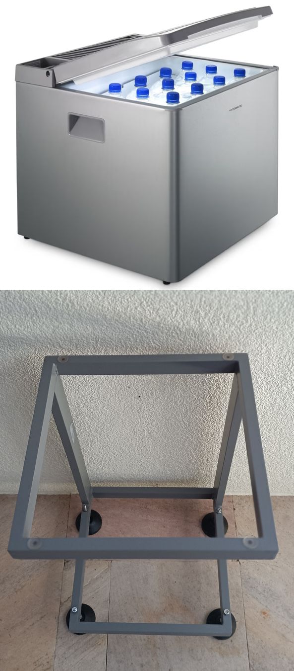 Sonstige Dekorationen & Accessoires: Beistelltisch Standfuss verstellbar.  – Gebraucht aus Wengi b. Büren von Rrehli 3