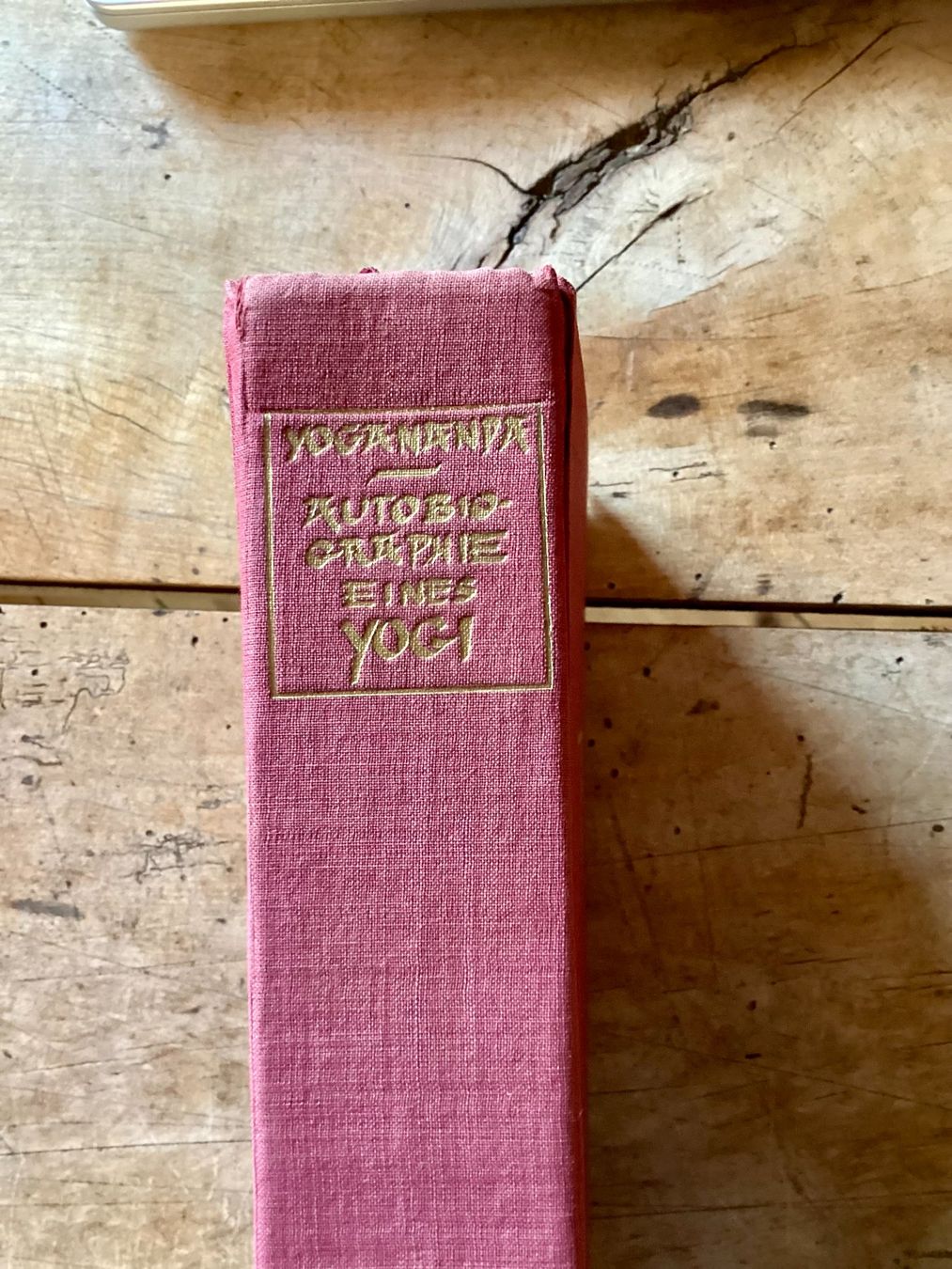 Livres: Yoganada, Autobiographie eines Yogi,  deutsche EA, 1950 – D'occasion à Ronco sopra Ascona par R66sA22 7